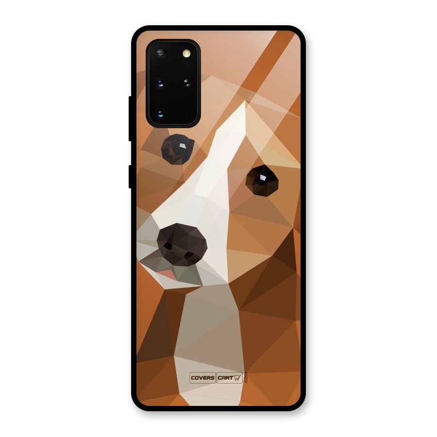 Cute Dog Glass Back Case for Galaxy S20 Plus