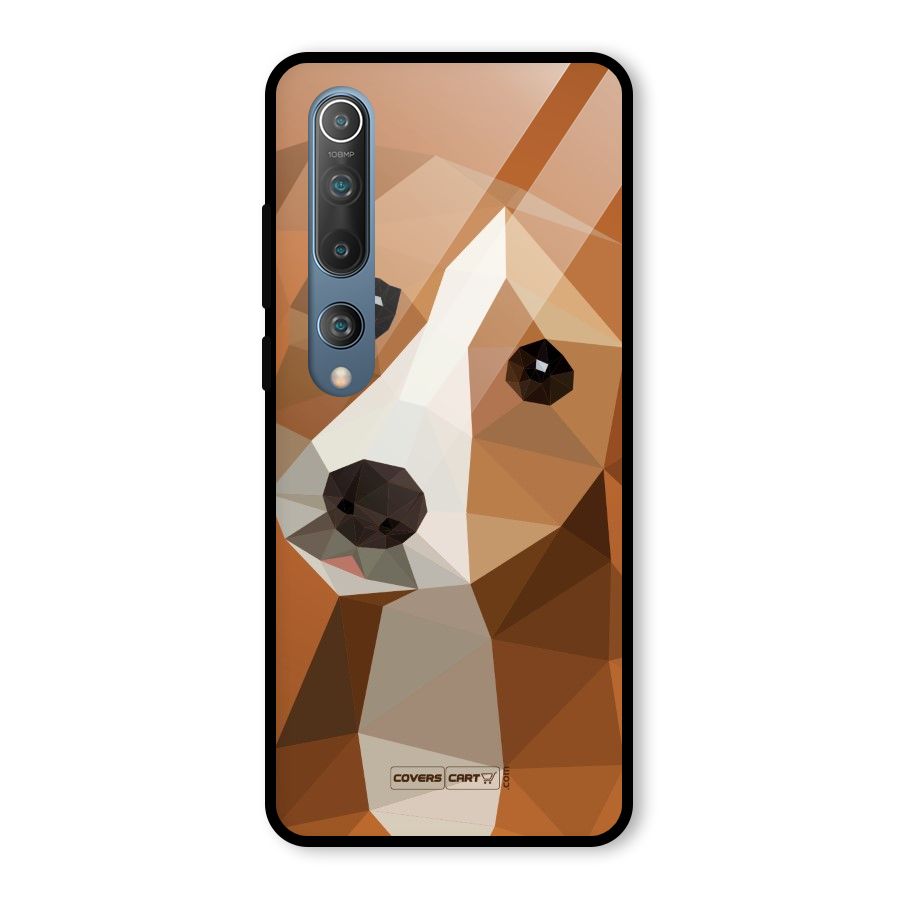 Cute Dog Glass Back Case for Mi 10
