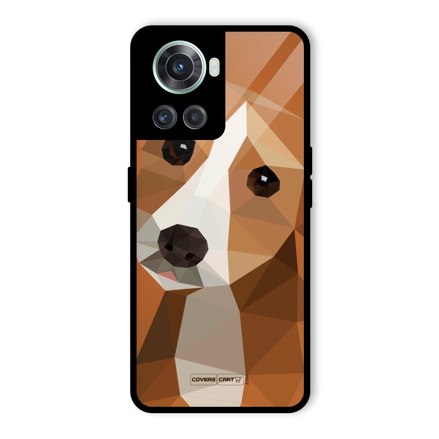 Cute Dog Glass Back Case for OnePlus 10R