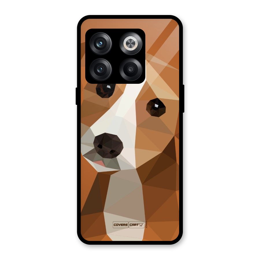 Cute Dog Glass Back Case for OnePlus 10T
