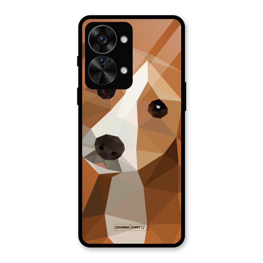 Cute Dog Glass Back Case for OnePlus Nord 2T
