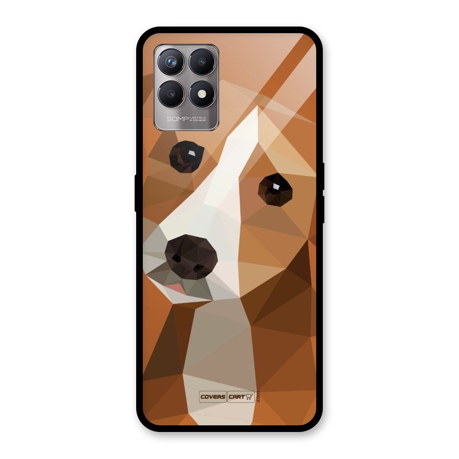 Cute Dog Glass Back Case for Realme Narzo 50