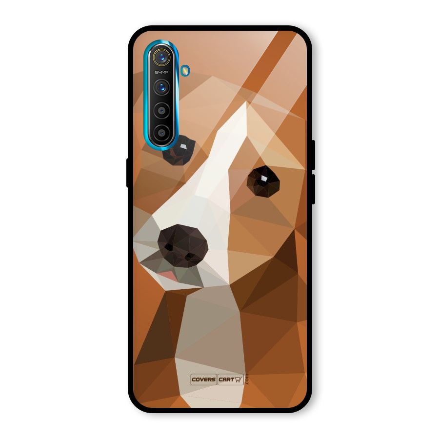 Cute Dog Glass Back Case for Realme X2