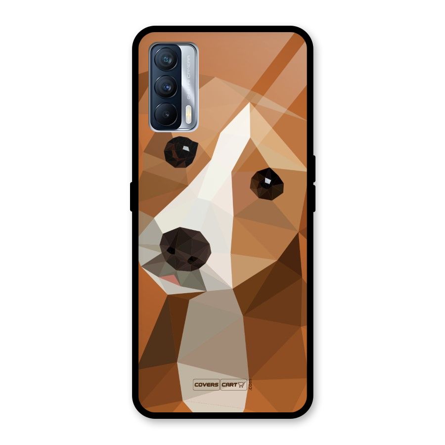 Cute Dog Glass Back Case for Realme X7