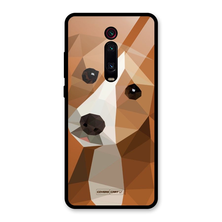 Cute Dog Glass Back Case for Redmi K20 Pro