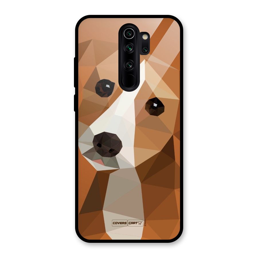 Cute Dog Glass Back Case for Redmi Note 8 Pro