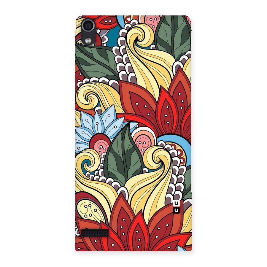 Cute Doodle Back Case for Ascend P6