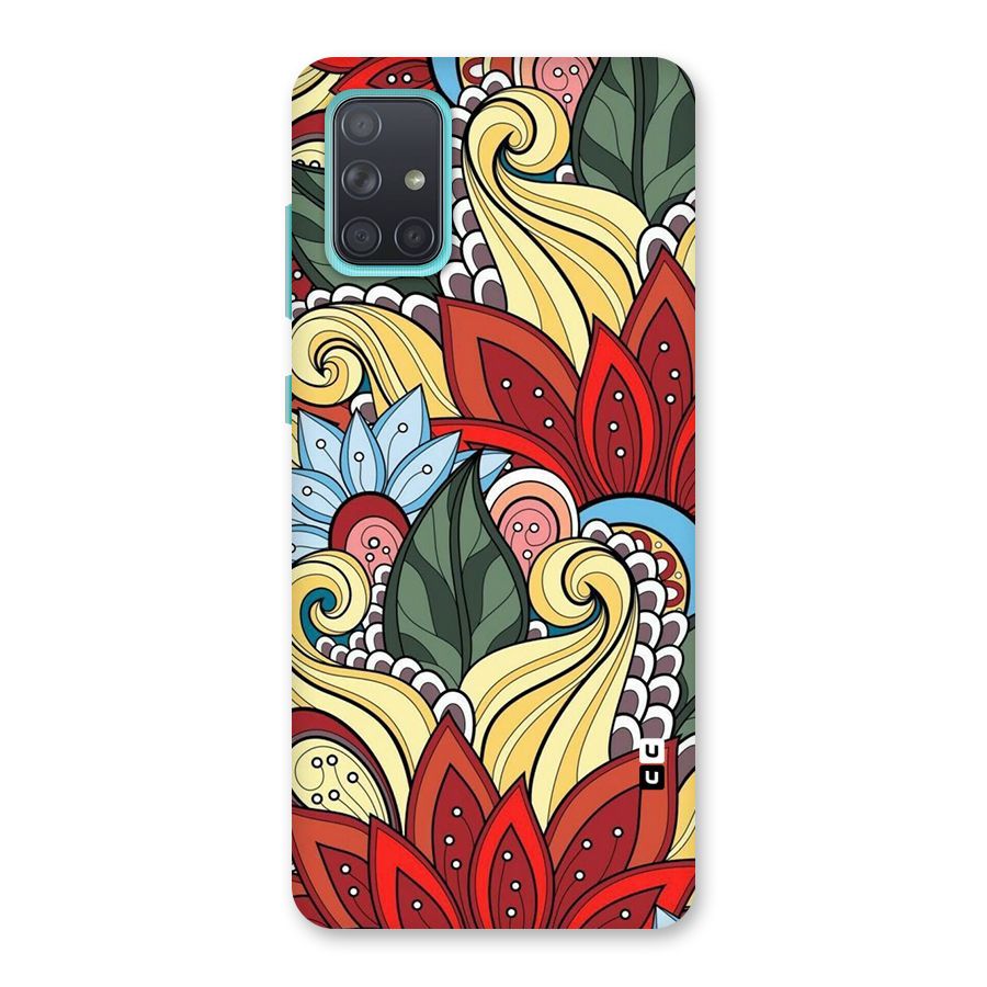 Cute Doodle Back Case for Galaxy A71