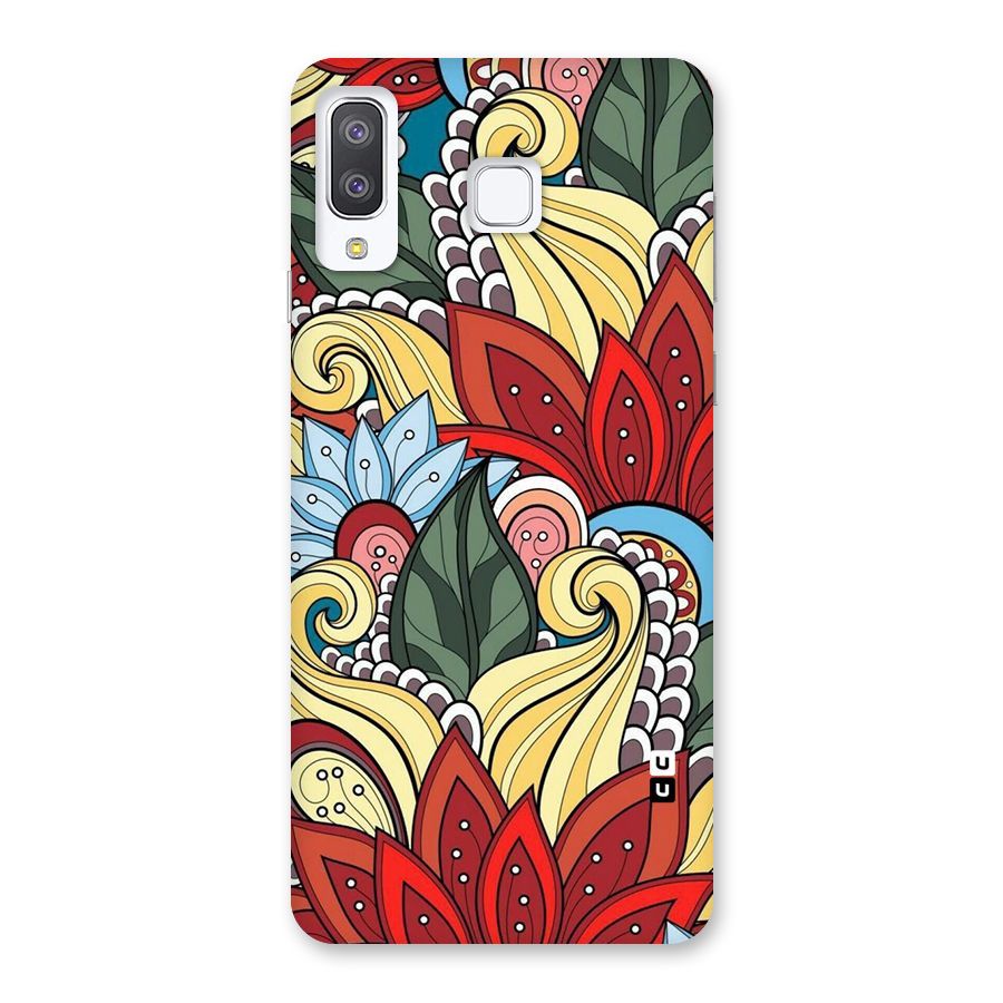 Cute Doodle Back Case for Galaxy A8 Star