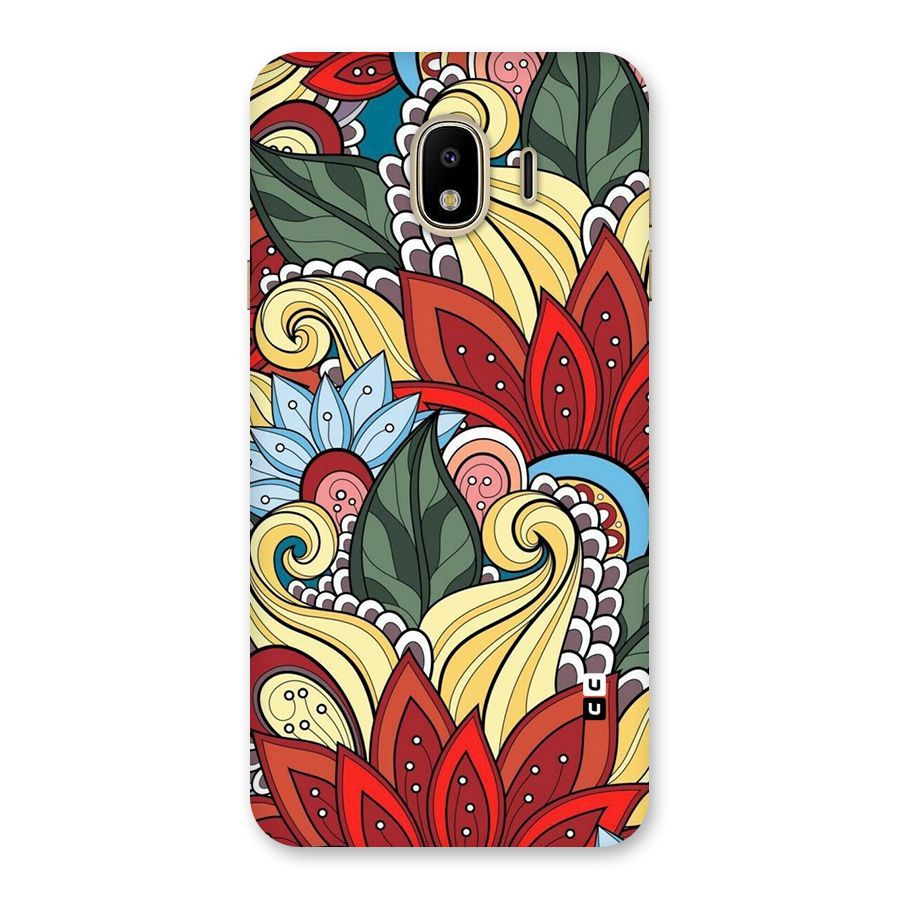 Cute Doodle Back Case for Galaxy J4