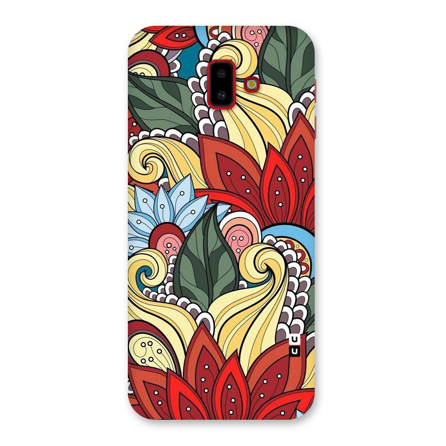 Cute Doodle Back Case for Galaxy J6 Plus