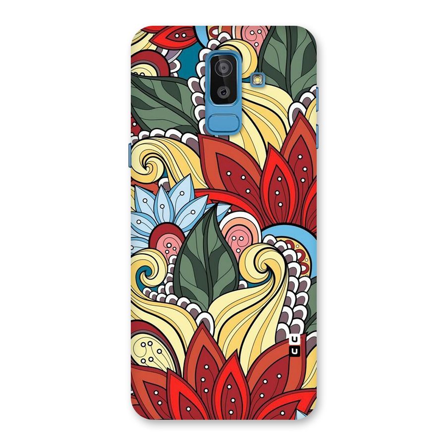 Cute Doodle Back Case for Galaxy J8