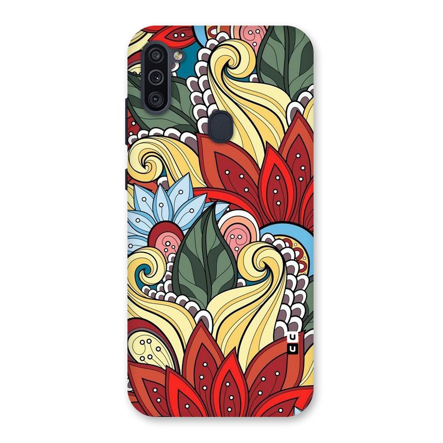 Cute Doodle Back Case for Galaxy M11