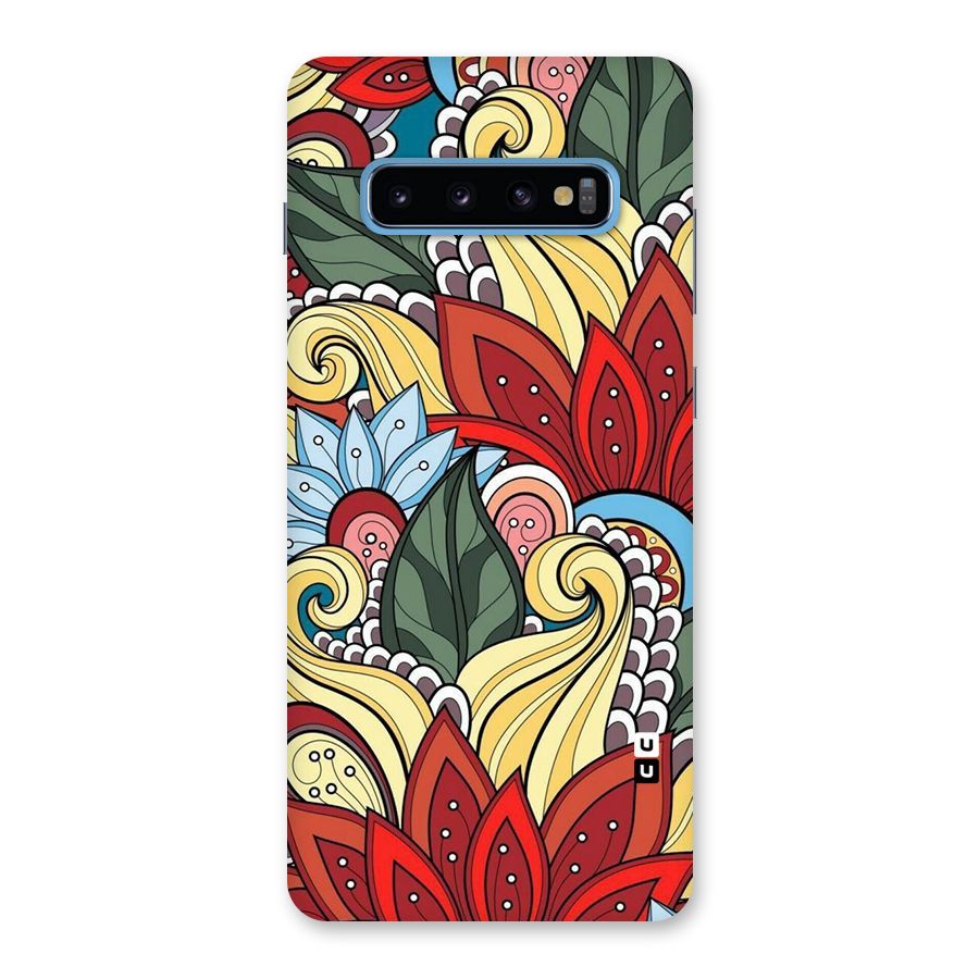 Cute Doodle Back Case for Galaxy S10 Plus