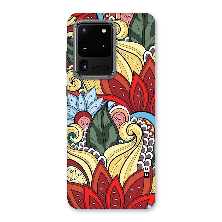 Cute Doodle Back Case for Galaxy S20 Ultra