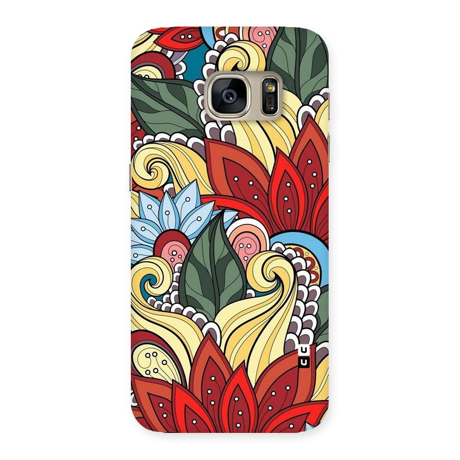 Cute Doodle Back Case for Galaxy S7