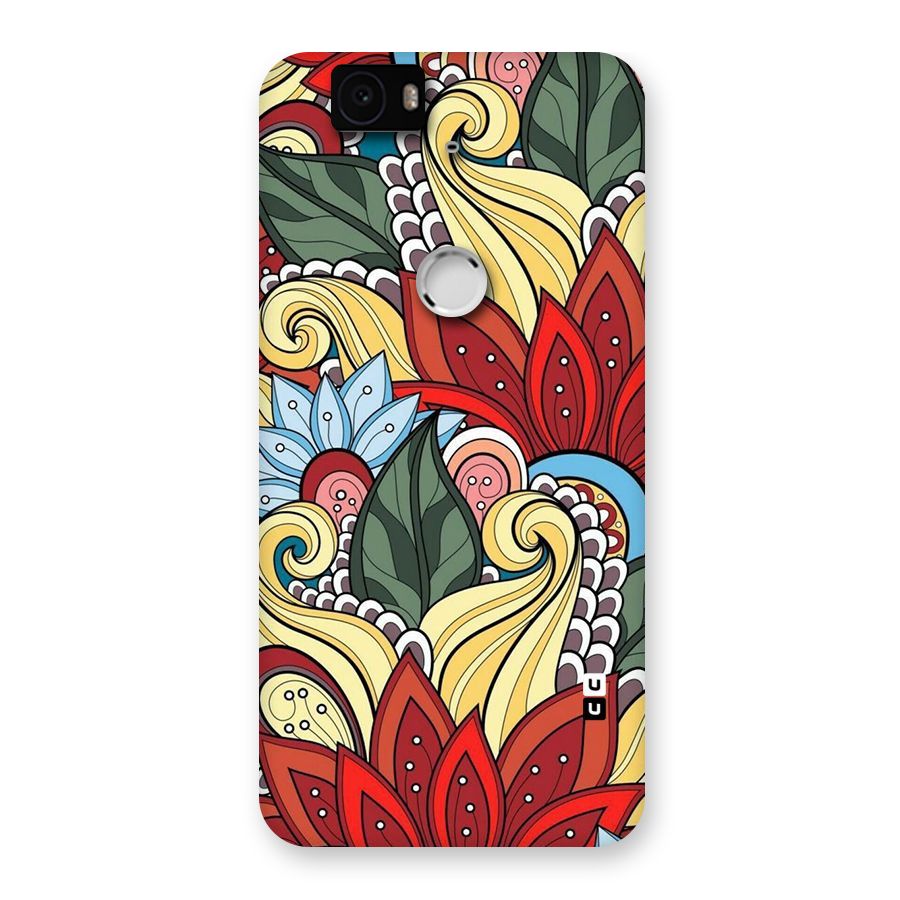 Cute Doodle Back Case for Google Nexus-6P