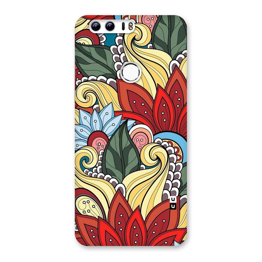Cute Doodle Back Case for Honor 8