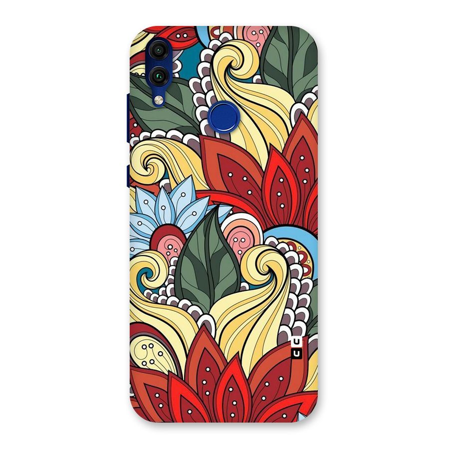 Cute Doodle Back Case for Honor 8C