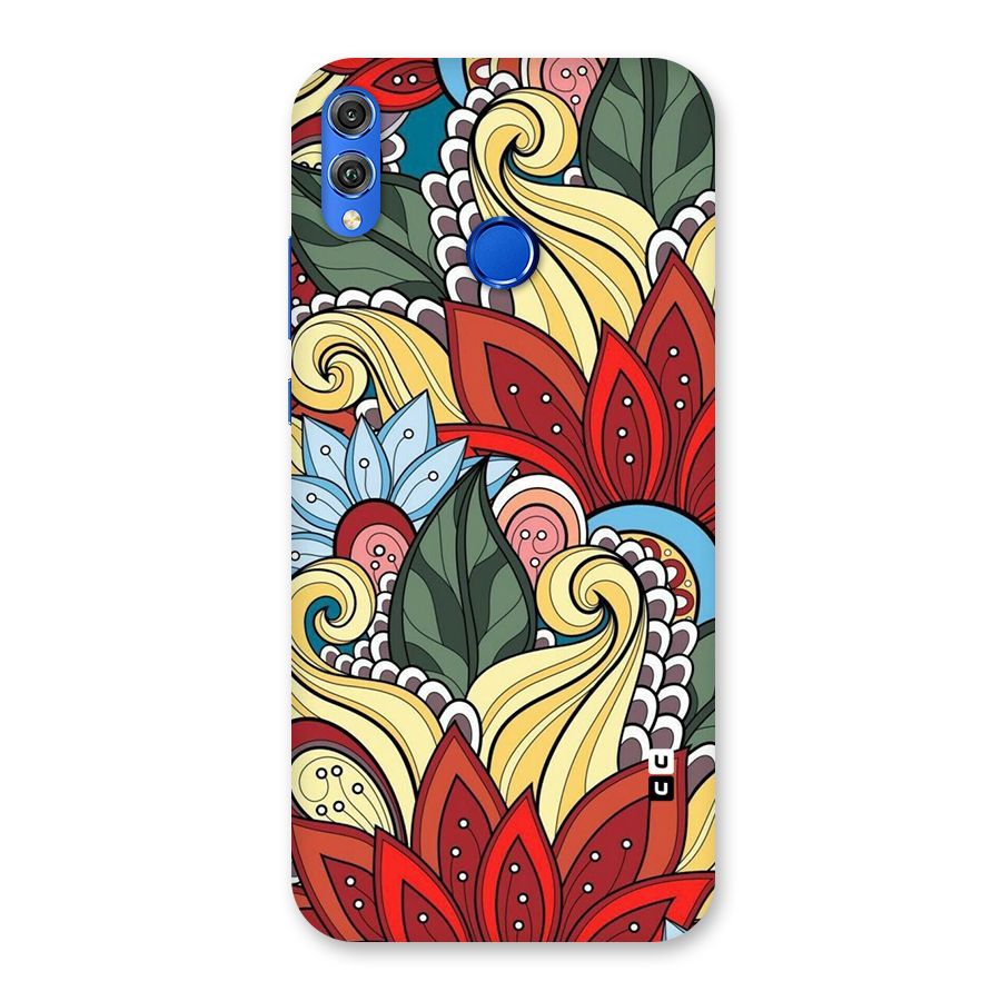 Cute Doodle Back Case for Honor 8X
