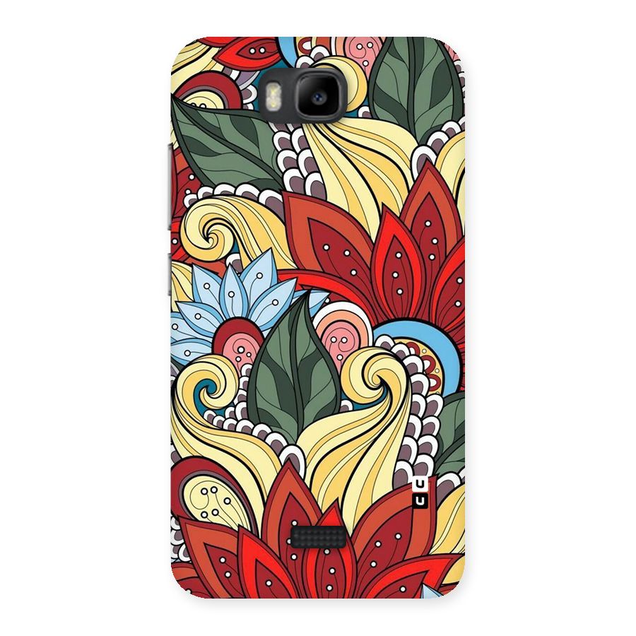 Cute Doodle Back Case for Honor Bee