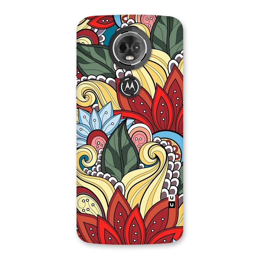 Cute Doodle Back Case for Moto E5 Plus