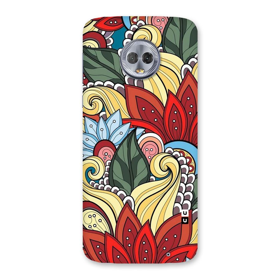 Cute Doodle Back Case for Moto G6 Plus