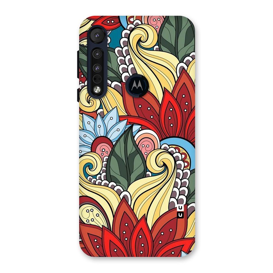 Cute Doodle Back Case for Motorola One Macro