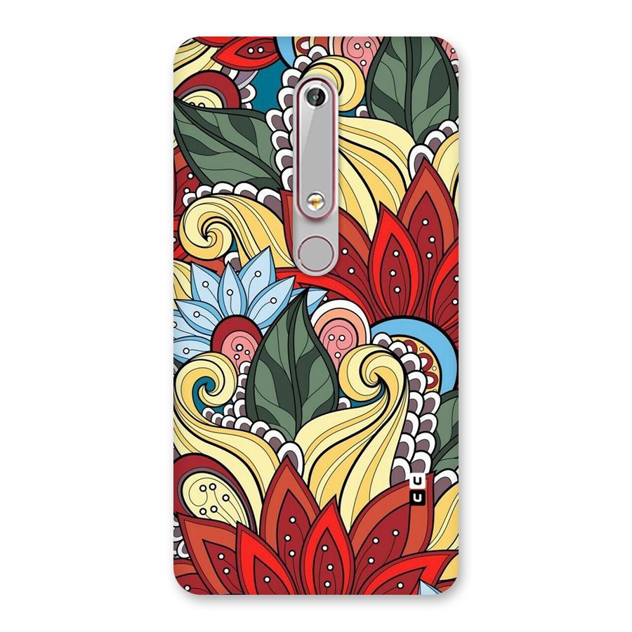 Cute Doodle Back Case for Nokia 6.1