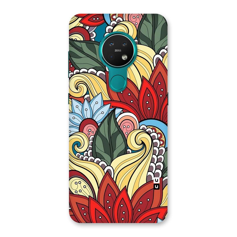 Cute Doodle Back Case for Nokia 7.2