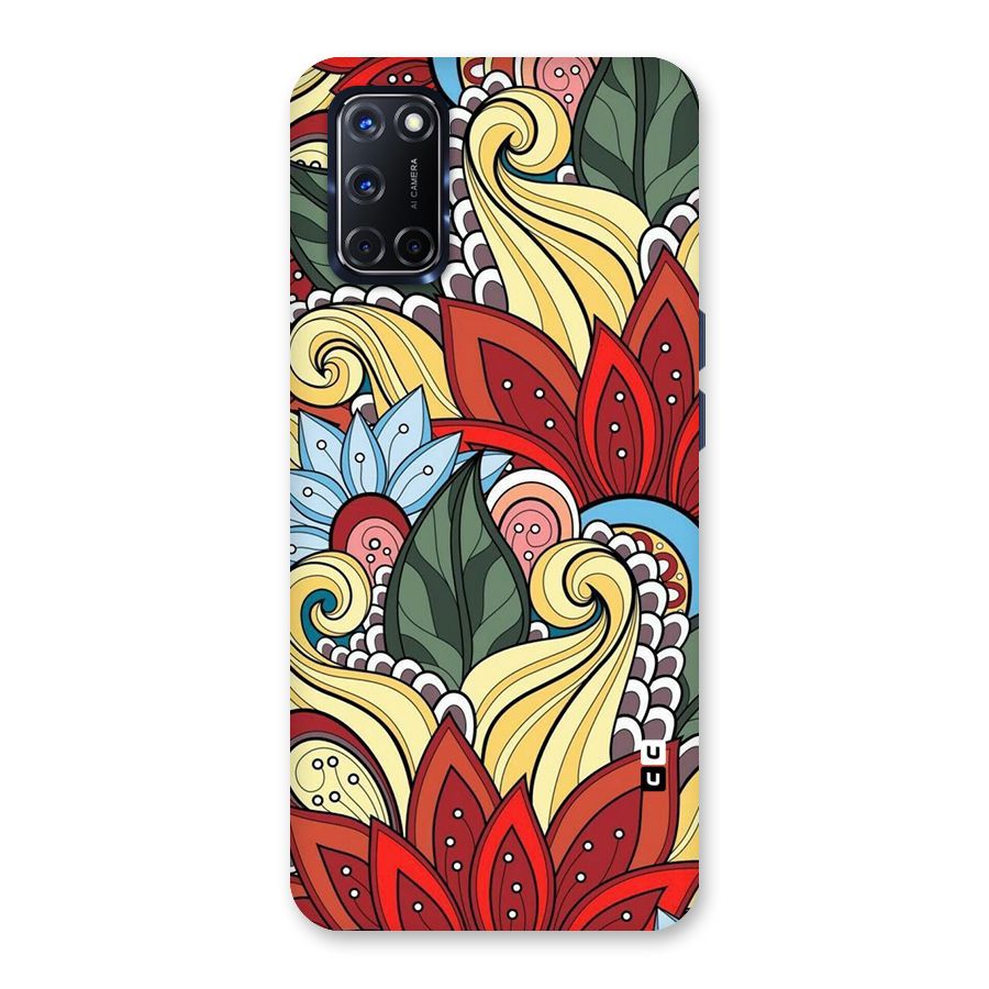 Cute Doodle Back Case for Oppo A52