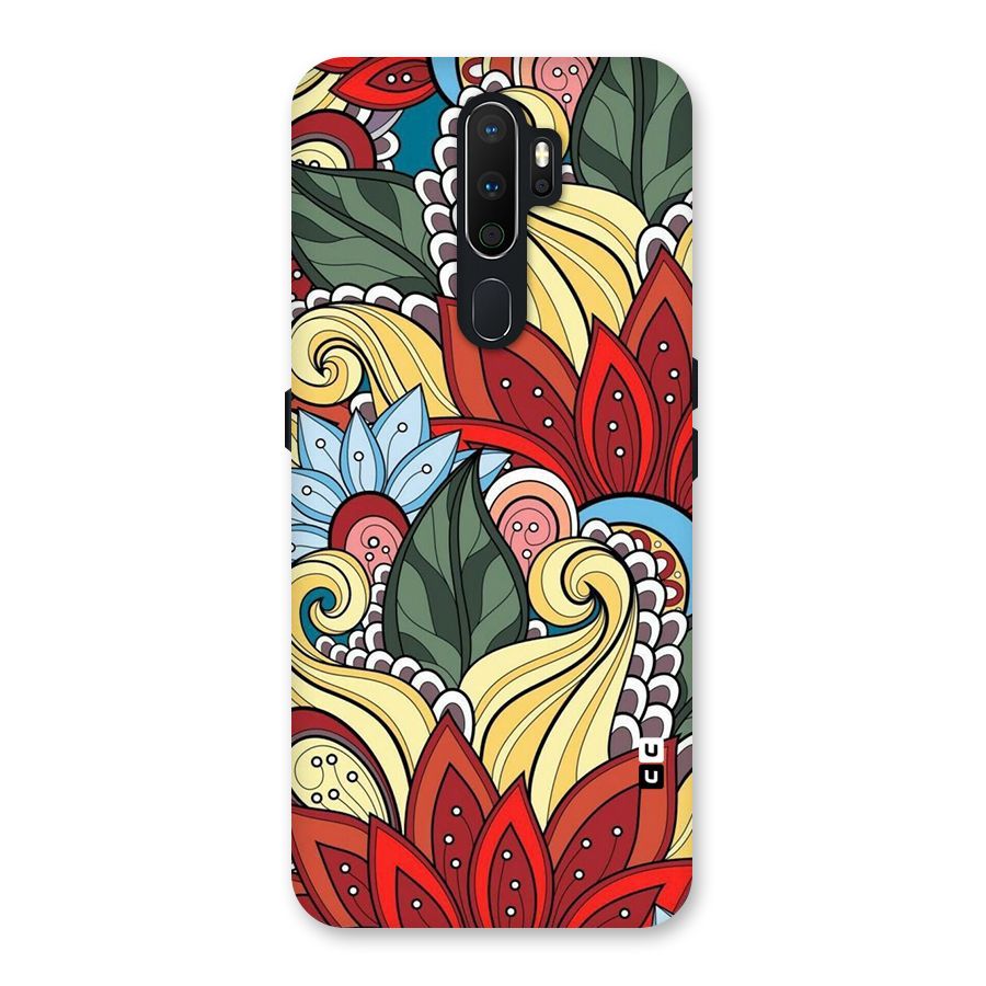 Cute Doodle Back Case for Oppo A5 (2020)