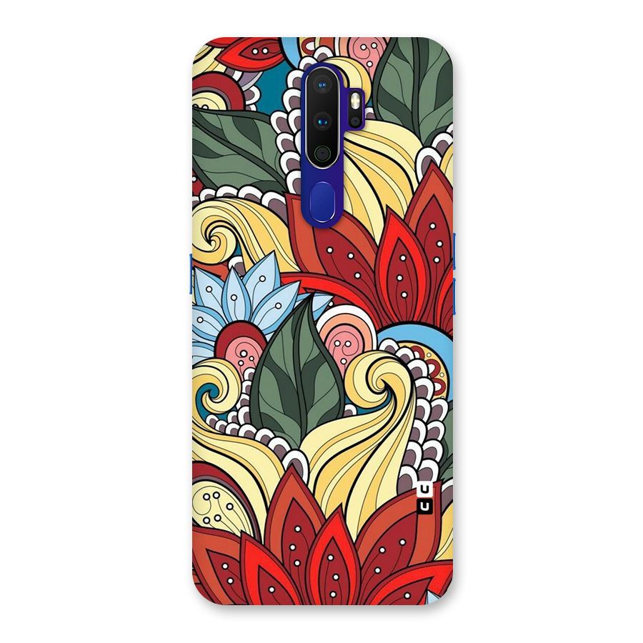 Cute Doodle Back Case for Oppo A9 (2020)