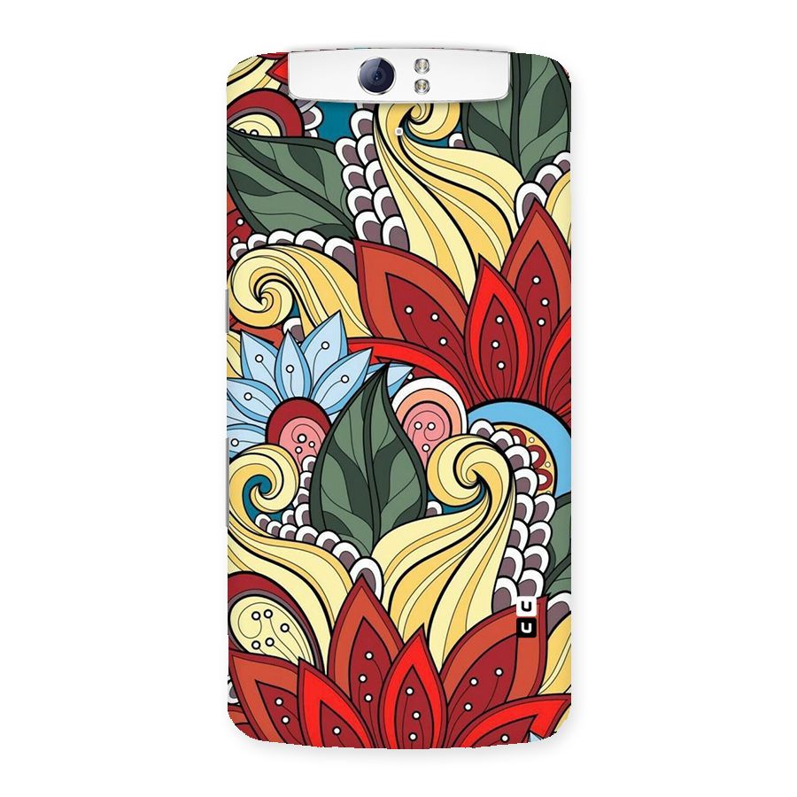 Cute Doodle Back Case for Oppo N1