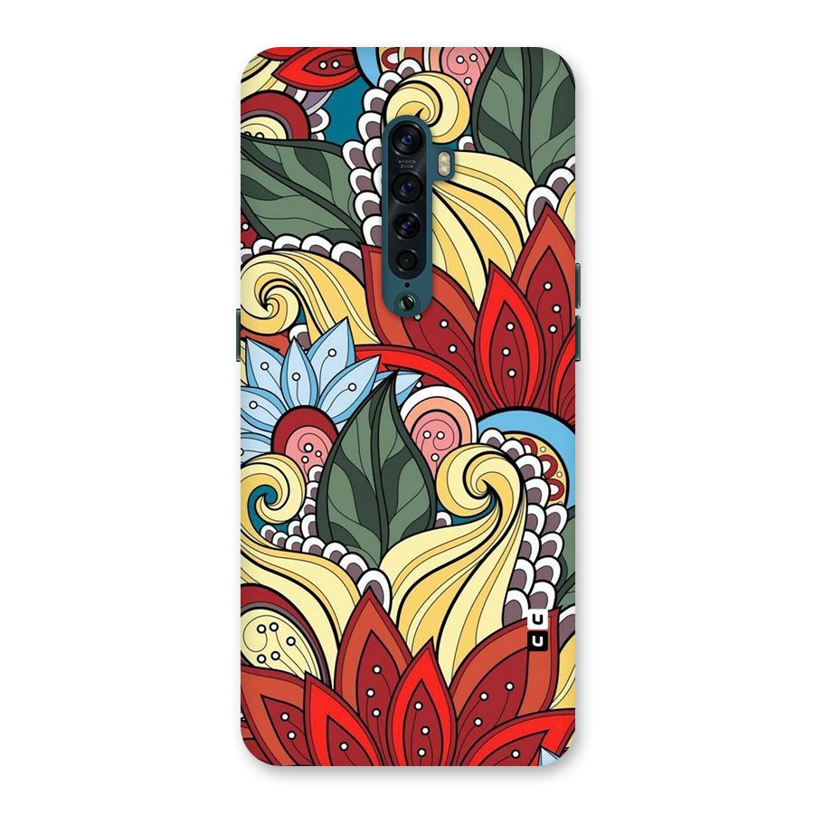 Cute Doodle Back Case for Oppo Reno2