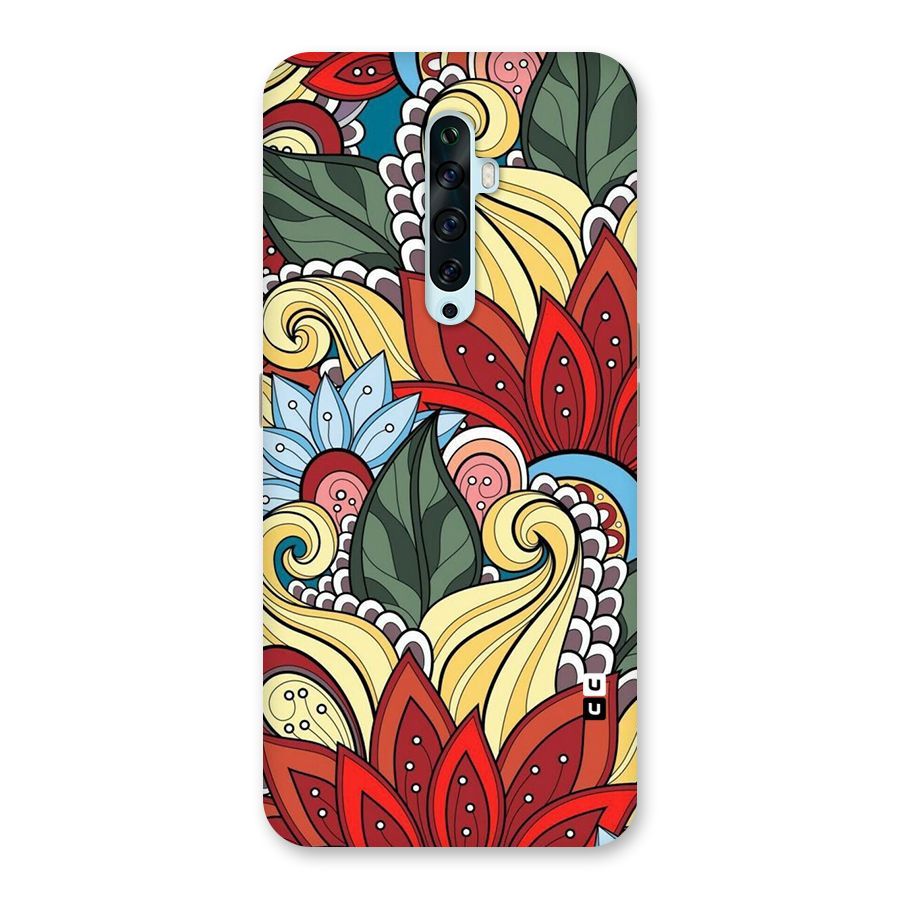 Cute Doodle Back Case for Oppo Reno2 Z