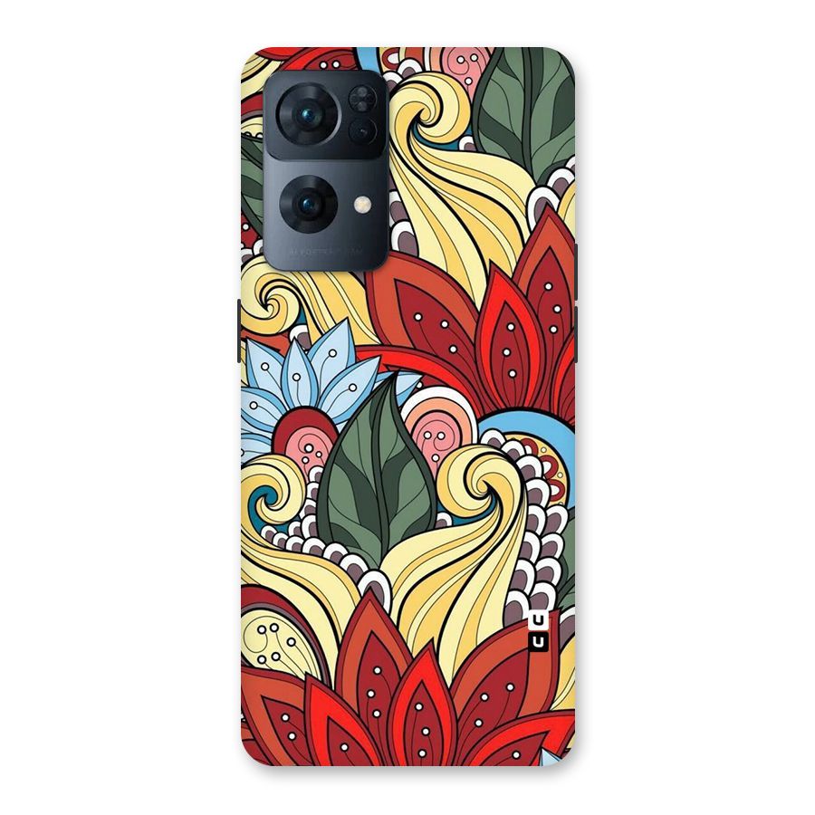 Cute Doodle Back Case for Oppo Reno7 Pro 5G