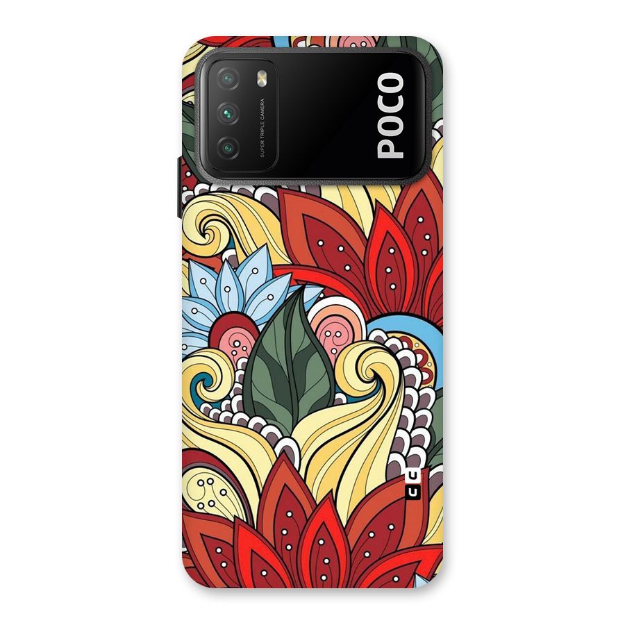 Cute Doodle Back Case for Poco M3
