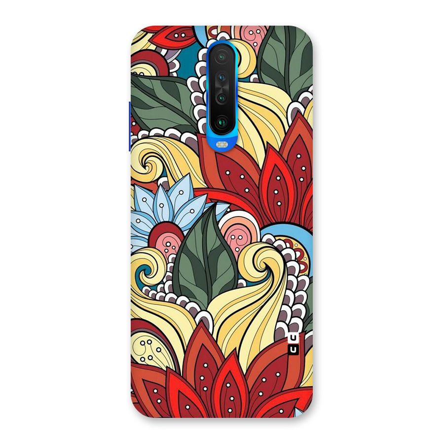 Cute Doodle Back Case for Poco X2