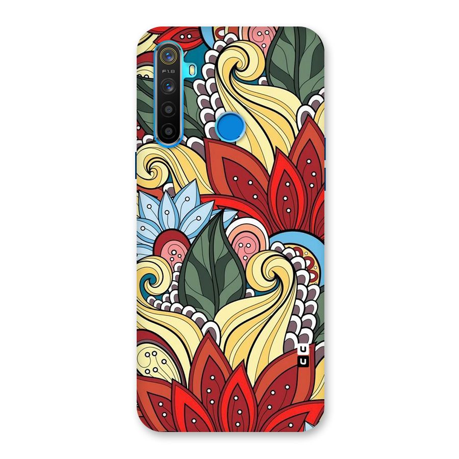 Cute Doodle Back Case for Realme 5s