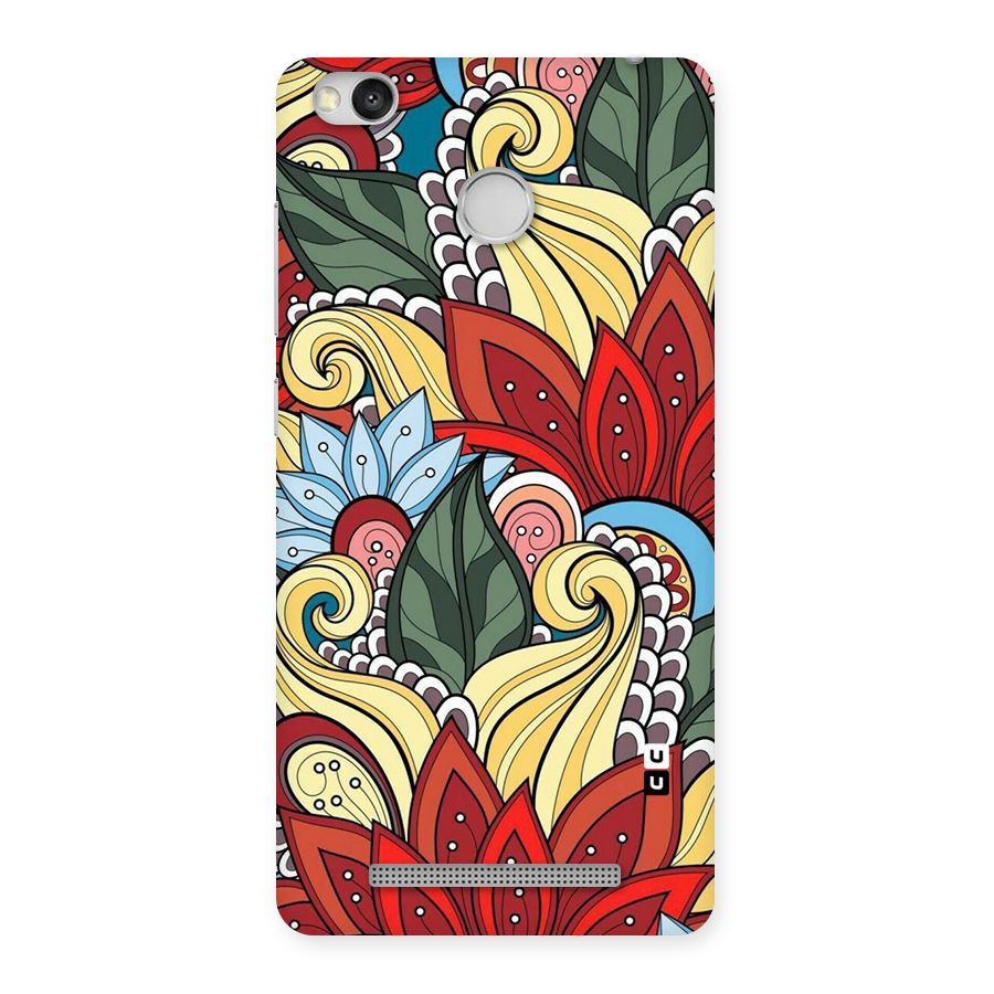 Cute Doodle Back Case for Redmi 3S Prime