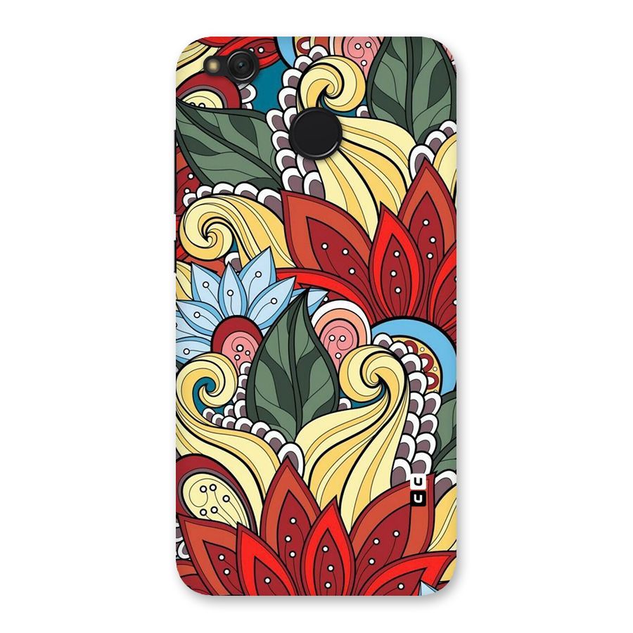 Cute Doodle Back Case for Redmi 4