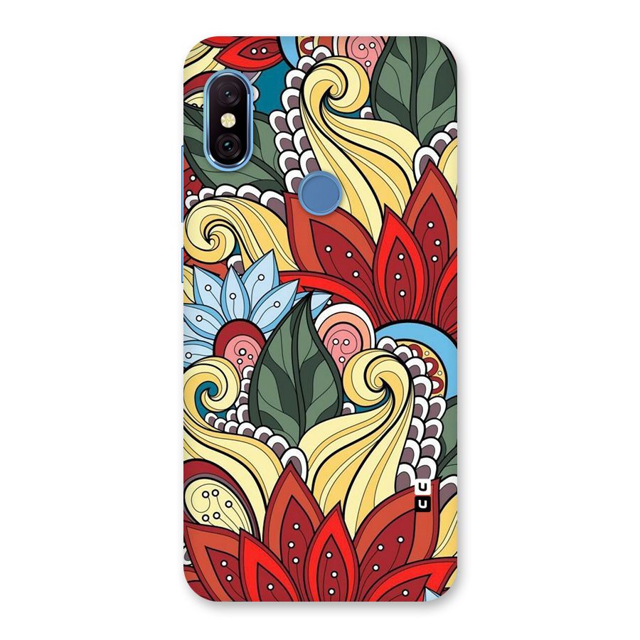 Cute Doodle Back Case for Redmi Note 6 Pro