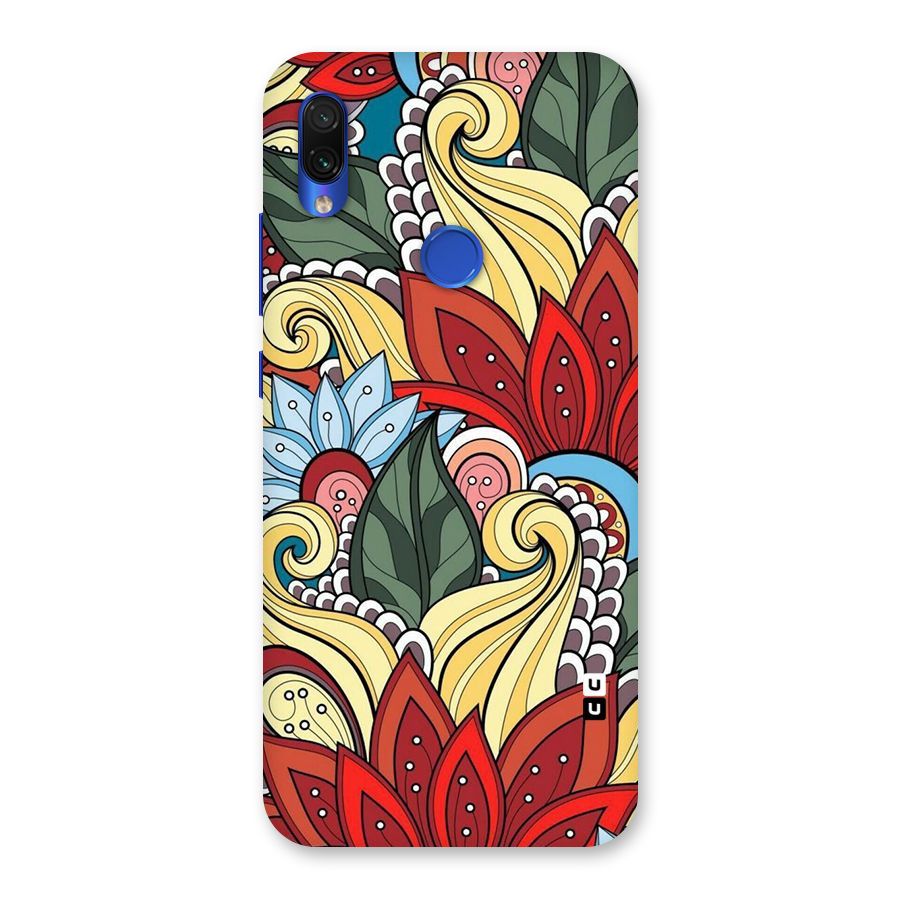 Cute Doodle Back Case for Redmi Note 7S