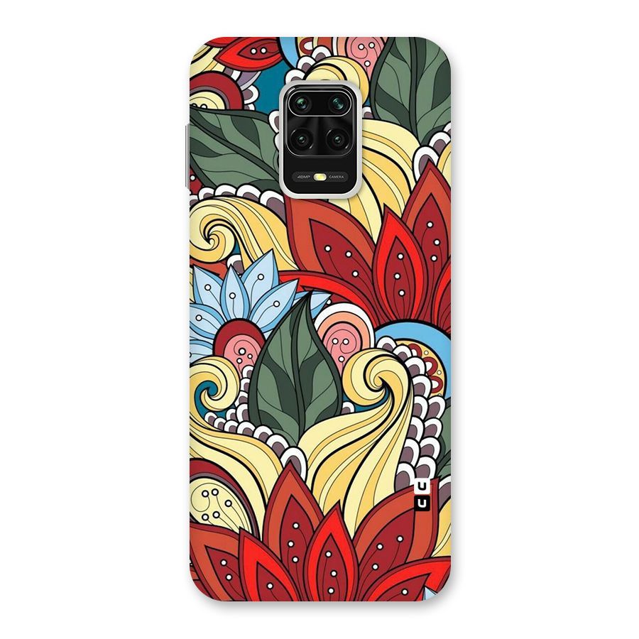 Cute Doodle Back Case for Redmi Note 9 Pro