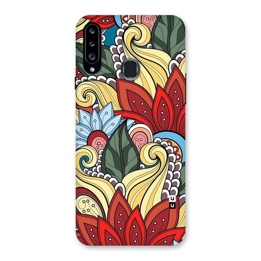Cute Doodle Back Case for Samsung Galaxy A20s
