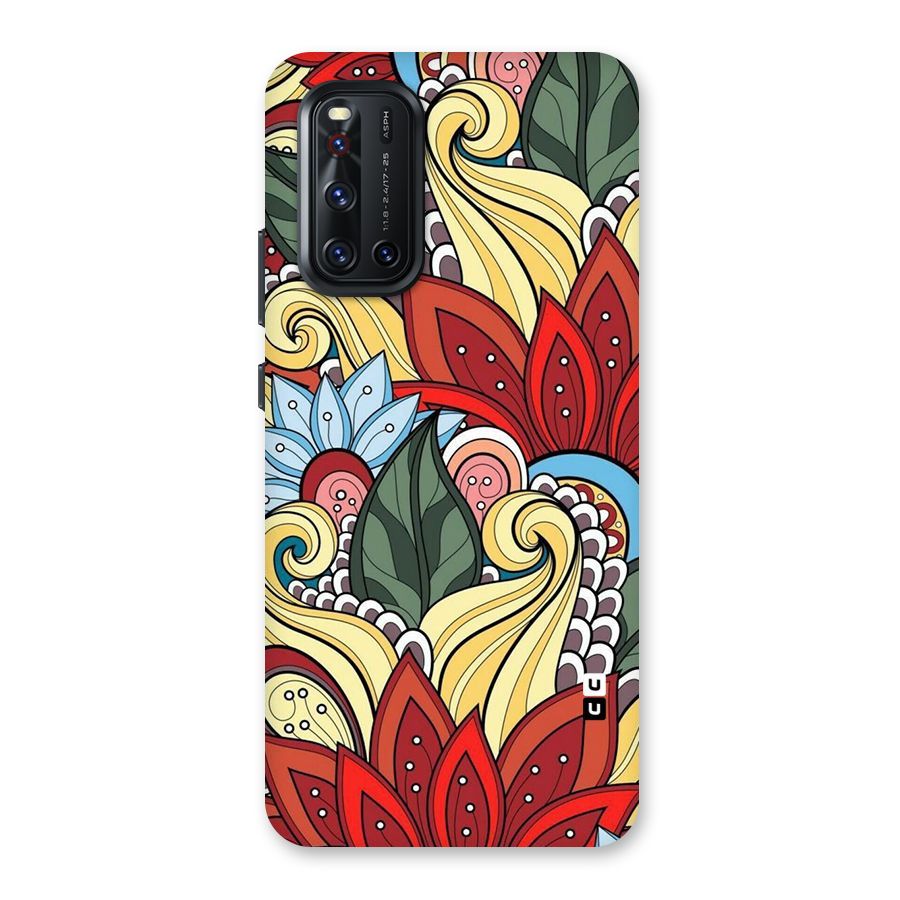 Cute Doodle Back Case for Vivo V19