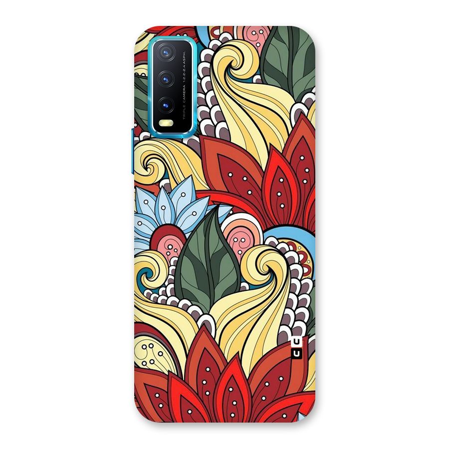 Cute Doodle Back Case for Vivo Y20A