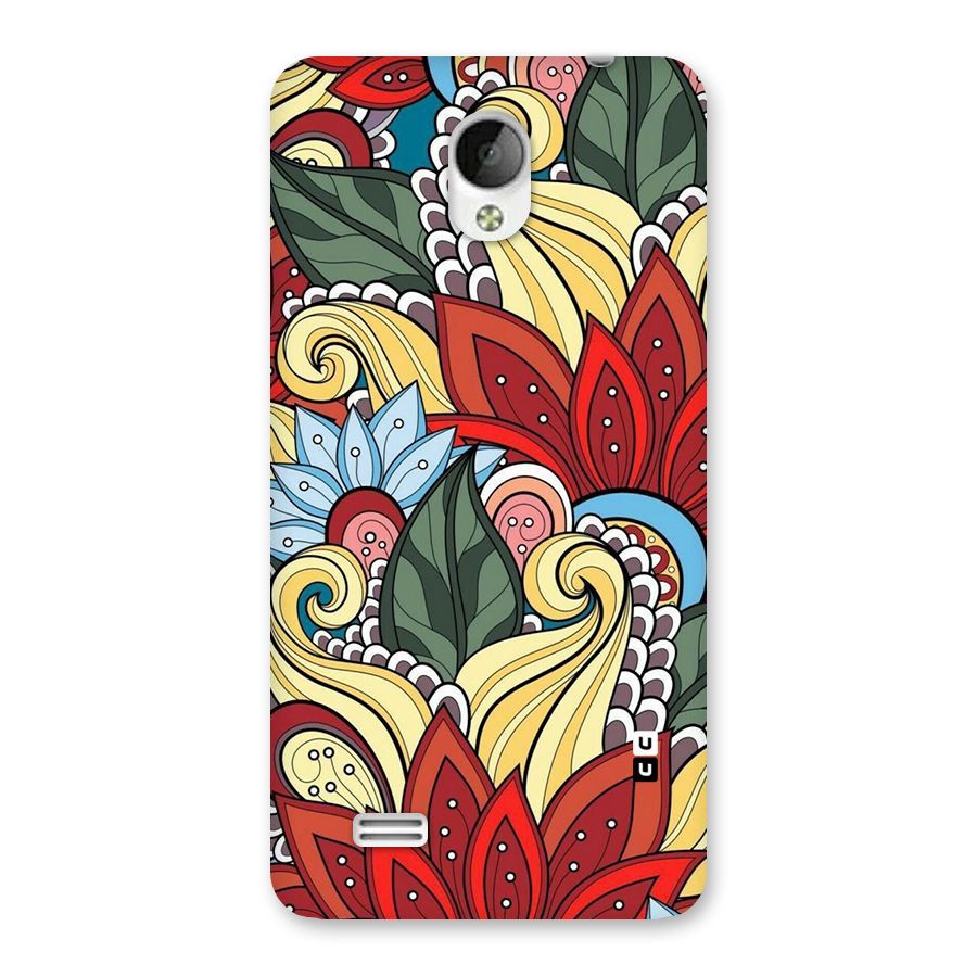 Cute Doodle Back Case for Vivo Y21