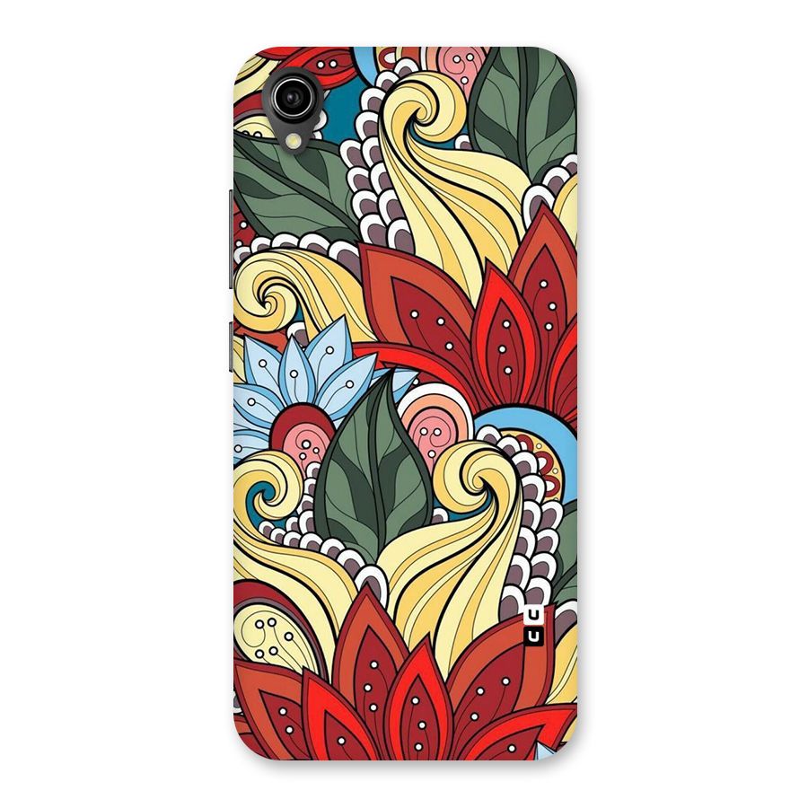 Cute Doodle Back Case for Vivo Y90